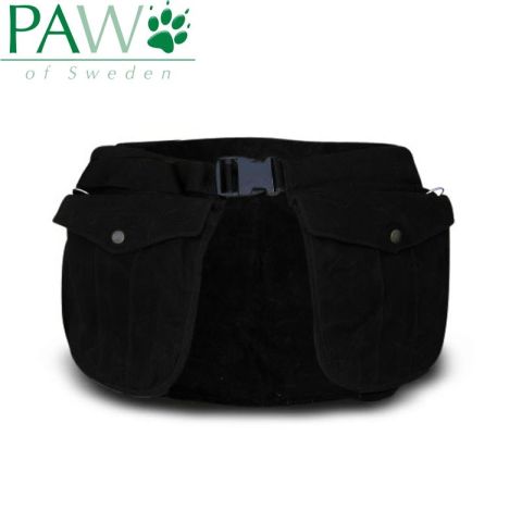 Picking-up belt Classic vokset bomull "Sort" 