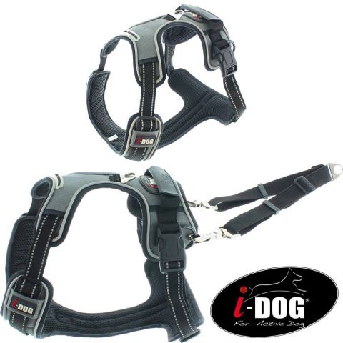 I-DOG hundeselen STYLE - Grå