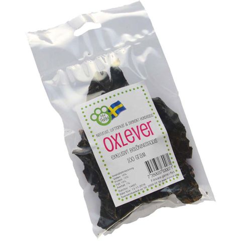 My Treats - Tørket Okselever fra Sverige (Pose a`100 gr.)