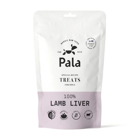 100 % Lammelevergodbiter til hund
