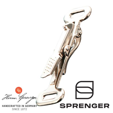 Sprenger Hurtigutløser – Forniklet stål – 90 mm (Indrebredde 15 mm)