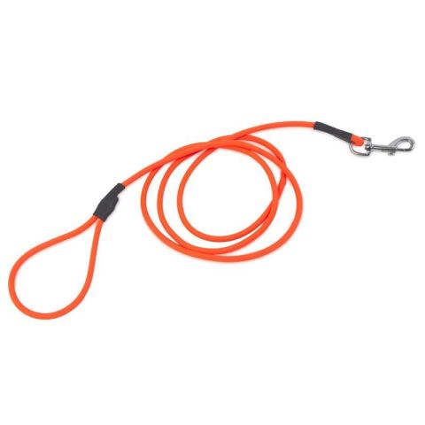 Hundehalsbånd i BioThane m/håndtak