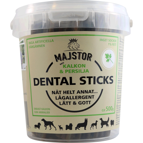 Majstor - Dental sticks Kalkun og persille 500g