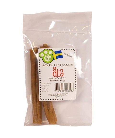 My treat - Tyggerull av Elg - 2.pk  (ca.14 cm) 
