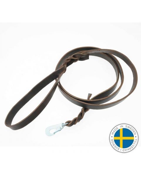 Hundekobbel m/BGB i lær - 9, 14 eller 18 mm