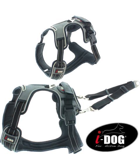 I-DOG hundeselen STYLE - Grå