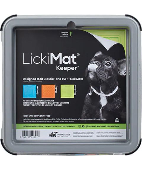 LickiMat Keeper Grå (passer 20x20) 
