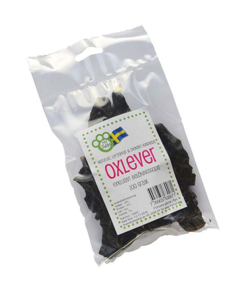 My Treats - Tørket Okselever fra Sverige (Pose a`100 gr.)